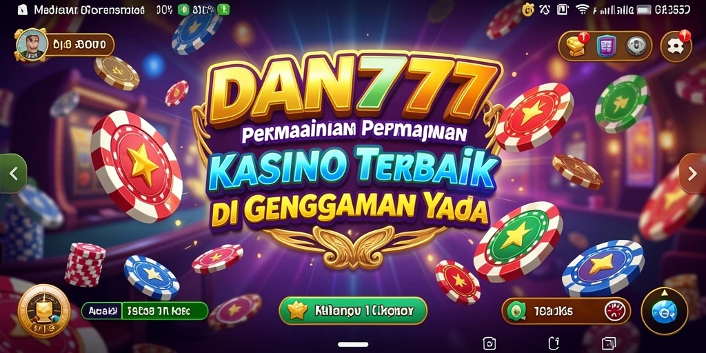 Tampilan gameplay menarik dalam aplikasi Kasino DAN777.