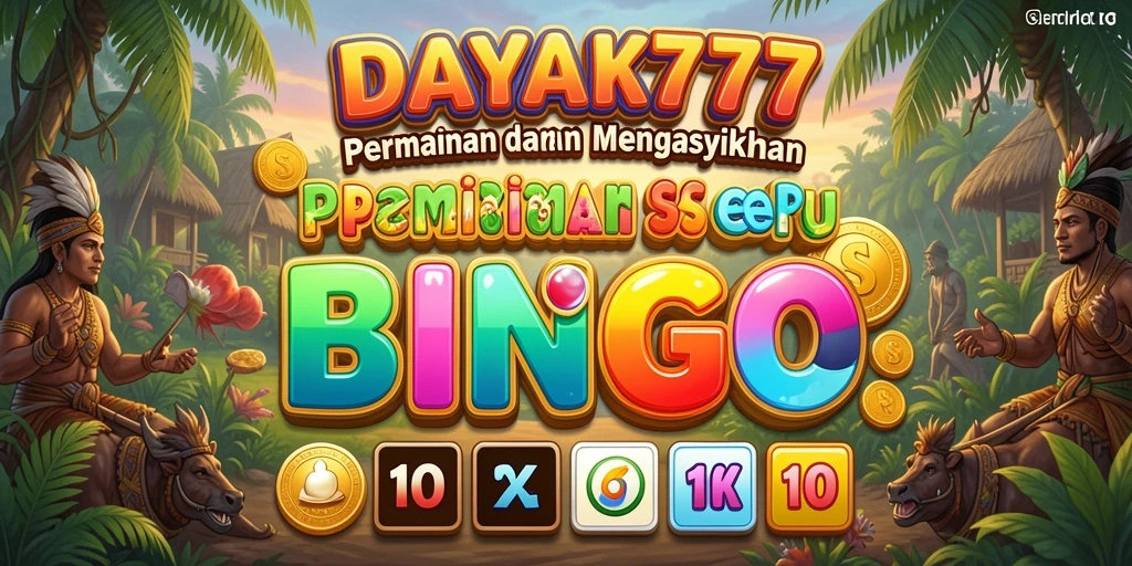 Tampilan screenshot utama DAYAK777 yang menampilkan keseruan permainan Bingo.