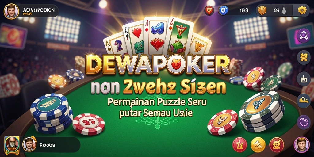 Screenshot DEWAPOKER menampilkan gameplay Puzzle yang menarik.