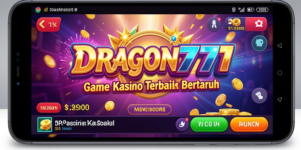 Screenshot gameplay menarik dari aplikasi DRAGON777 yang menghadirkan pengalaman kasino.