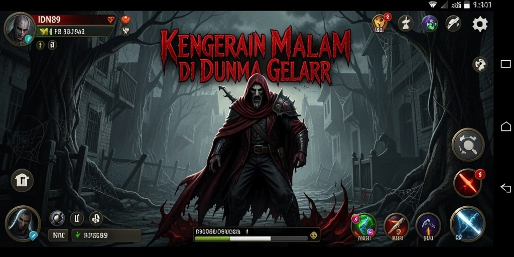 Tampilan menyeramkan dalam gameplay IDN89 yang memicu ketegangan.