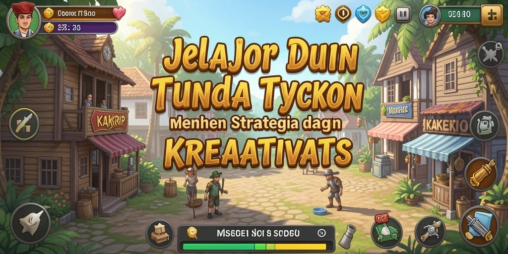 Tampilan gameplay KAKRP yang menarik dengan elemen Tycoon yang mendebarkan.