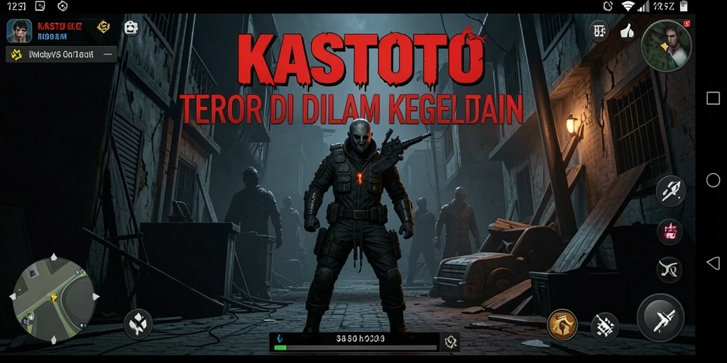 Gameplay KASTOTO yang menegangkan dan menyeramkan.