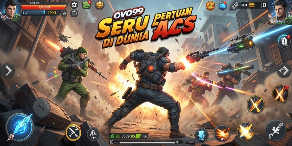 Tampilan gameplay OVO99 yang mendebarkan dan penuh aksi.