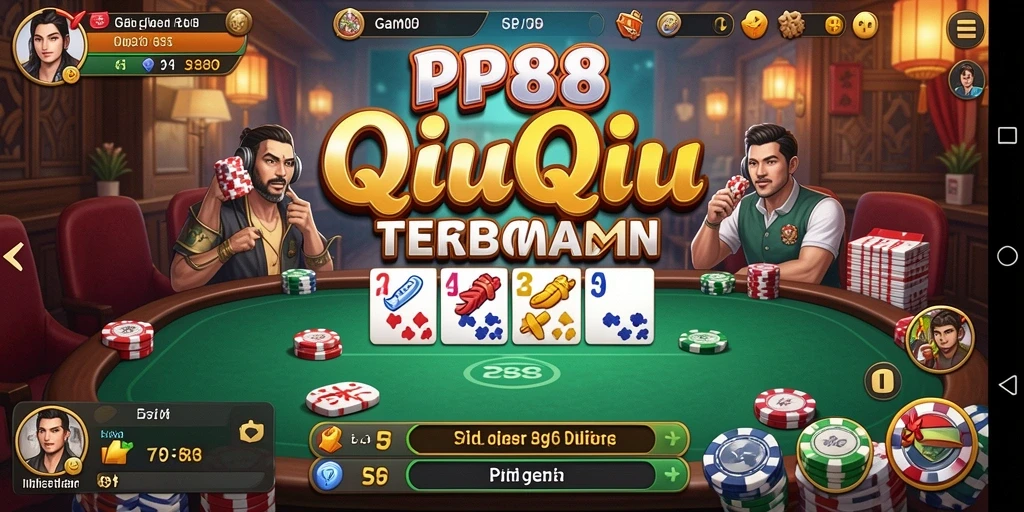 Tampilan gameplay QiuQiu yang menarik dan menantang.