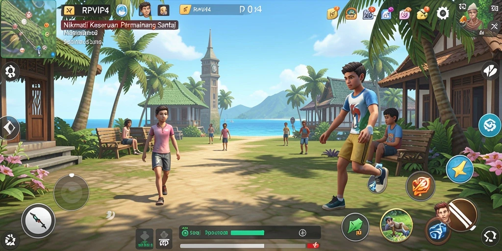Screenshot RPVIP4 menunjukkan gameplay yang menarik dan menyenangkan.