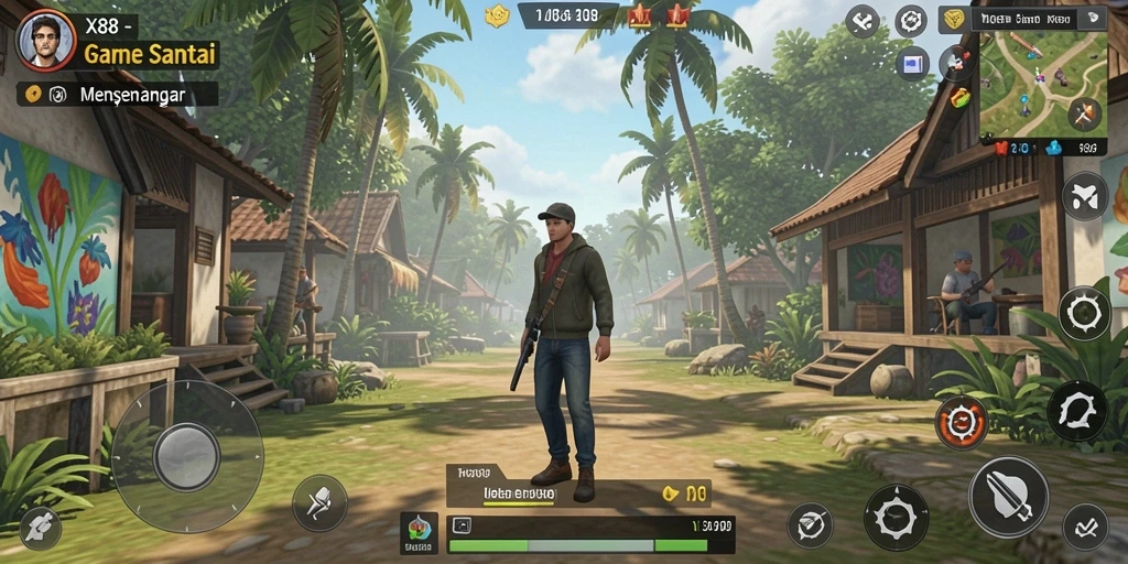 Tampilan gameplay X88 yang menarik dan mengasyikkan.